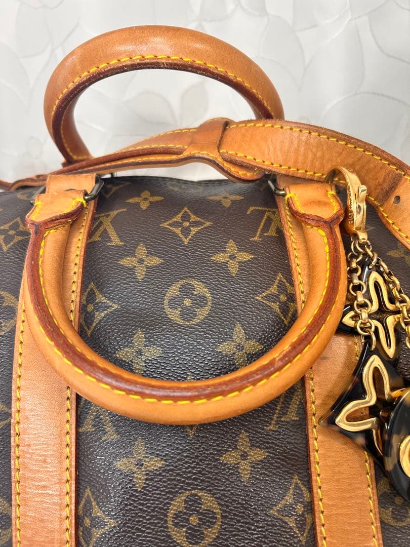 Louis Vuitton ボストンバッグ モノグラムチャーム付き