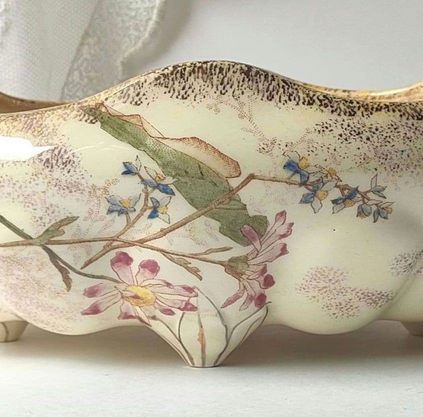 希少　美品　リュネビル　花器　　ソーシエール　フランスアンティーク