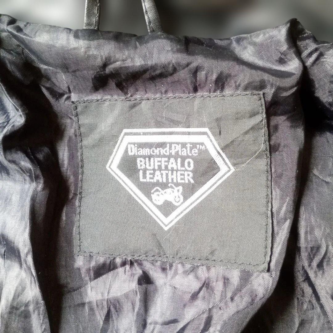 1点物ブラック雰囲気抜群！ヴィンテージ　カスタム　エイジング　バッファローレザー