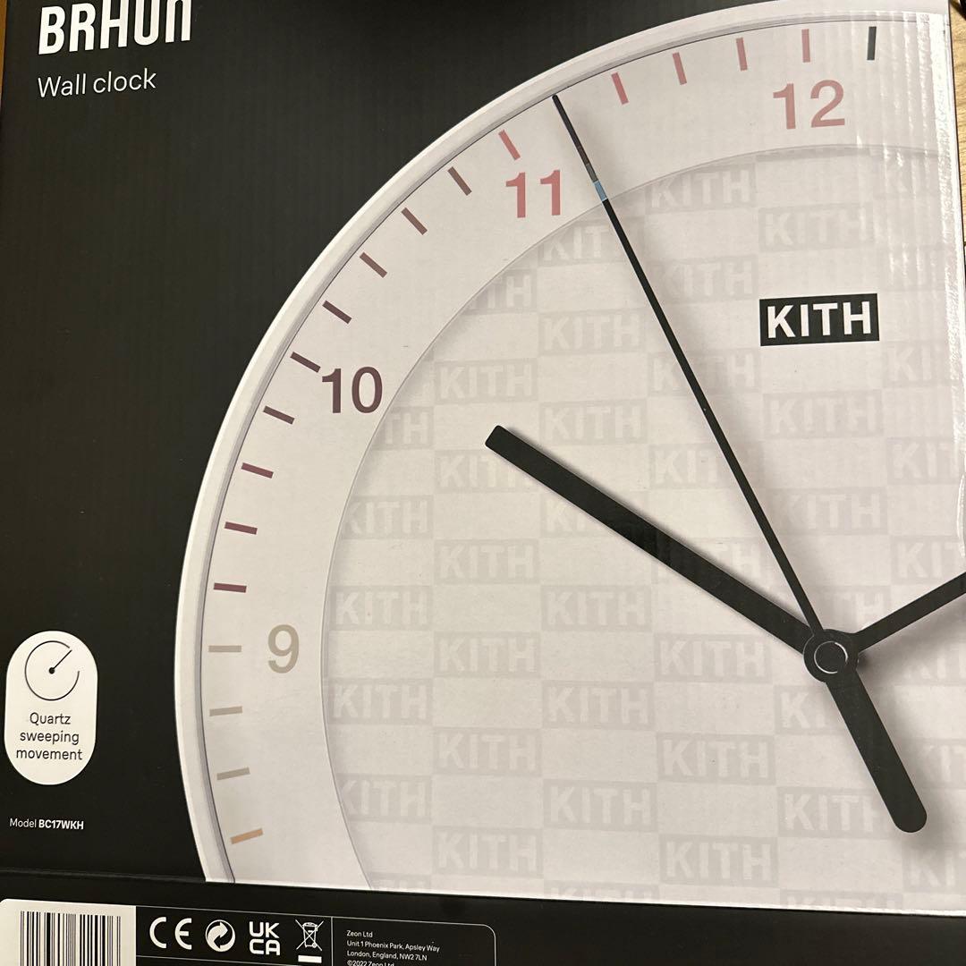 新品 KITH BRAUN Wall clock White
