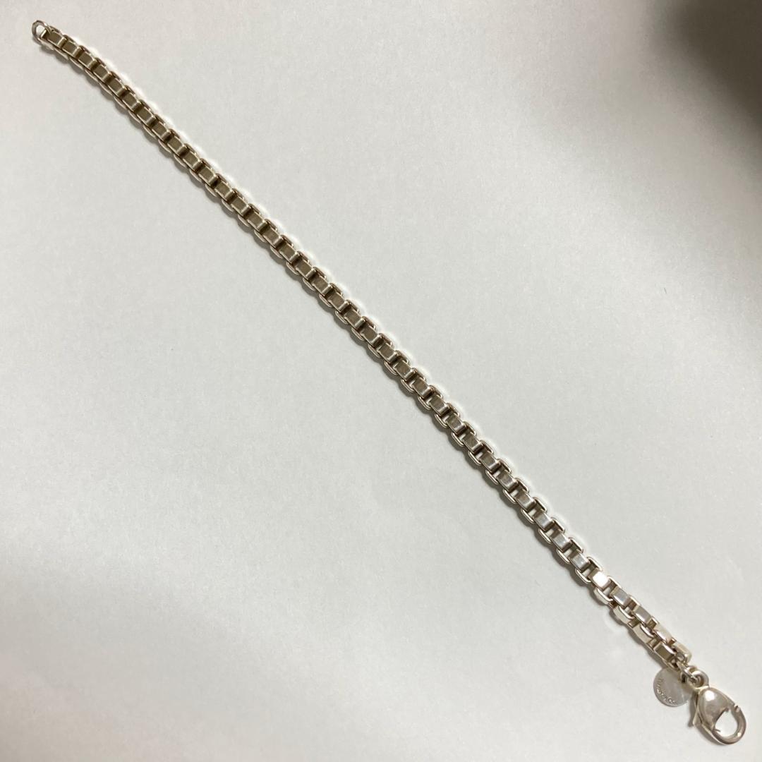 ティファニー ベネチアン リンク ブレスレット シルバー 約19cm