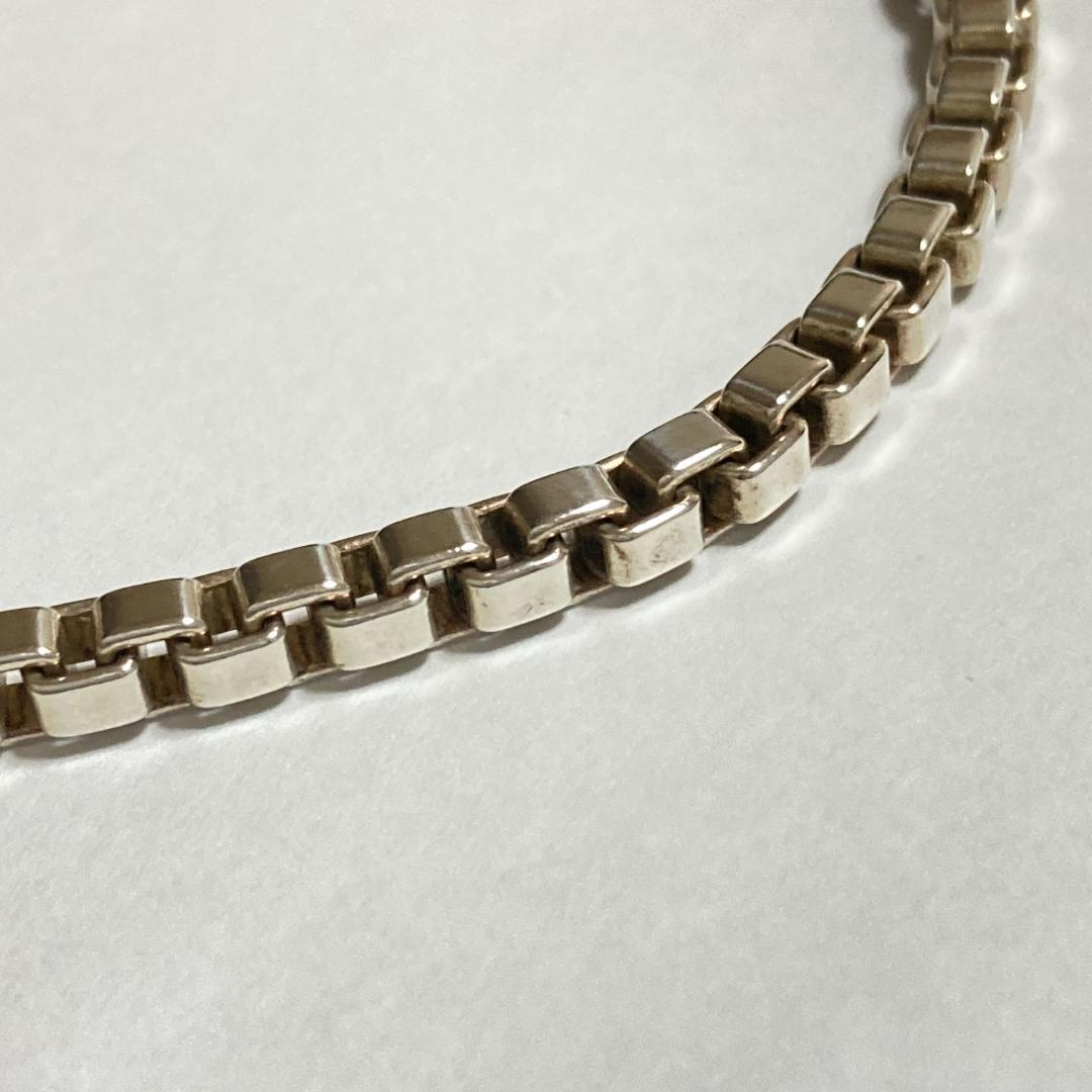 ティファニー ベネチアン リンク ブレスレット シルバー 約19cm