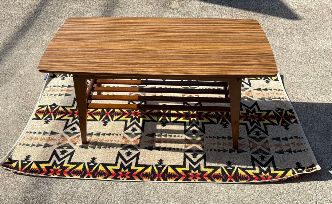 【中古・美品】 カリモク60 リビングテーブルS ウォールナット