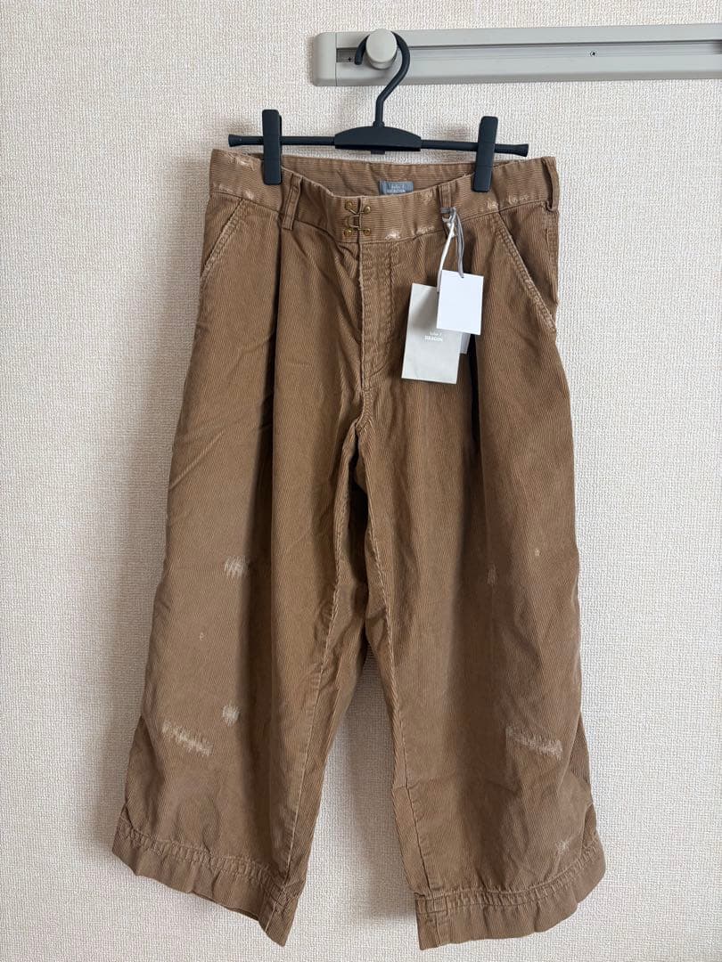 パンツ kolor BEACON 24AW REPAIR CORD PANTS