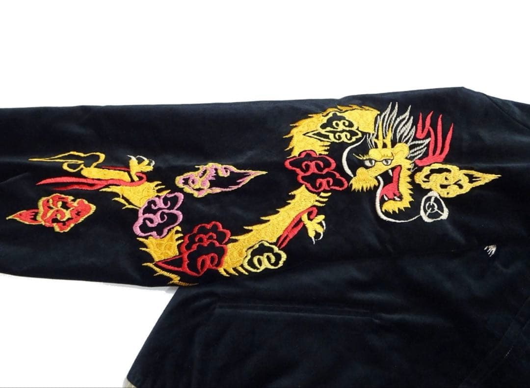 2026年1月2日完売 テーラー東洋 スカジャン 別珍 金色龍 & 金色虎 XL