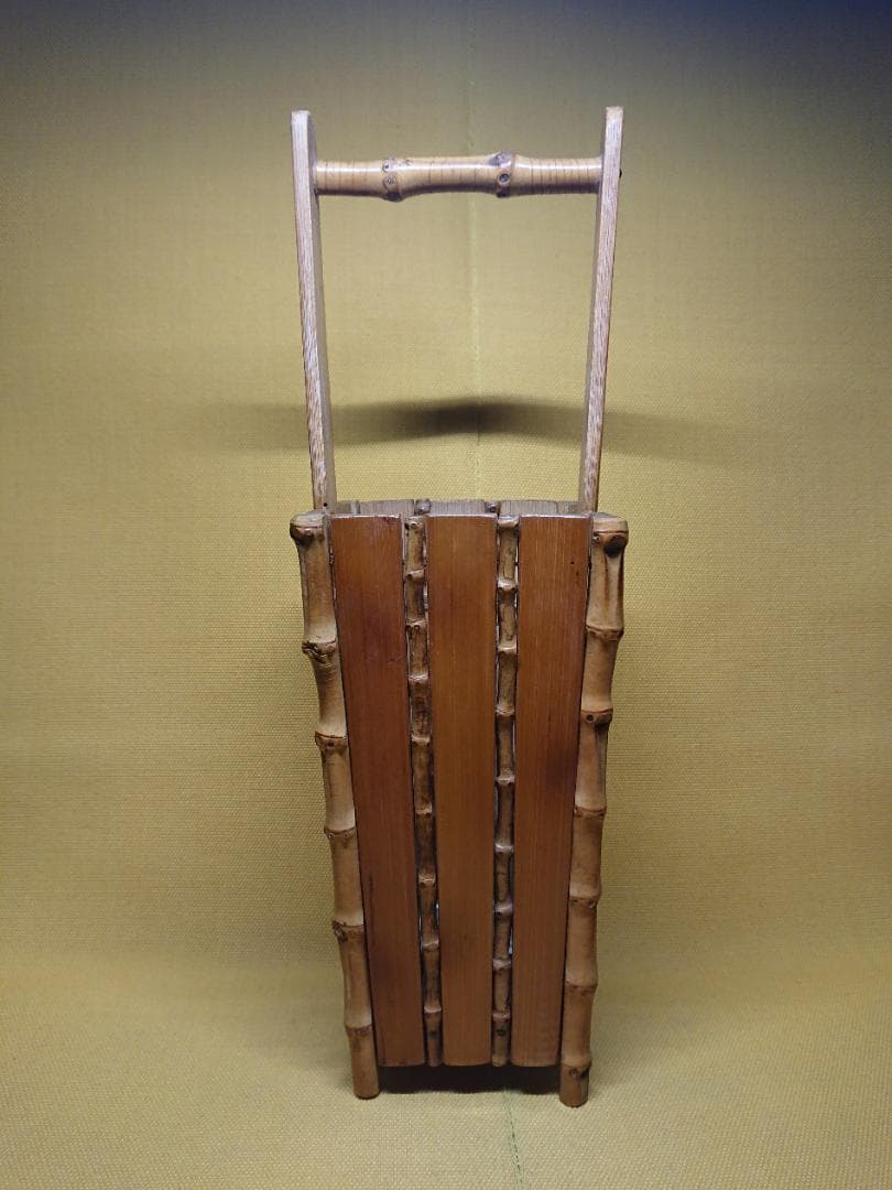 花器　竹細工　華道　茶道　オブジェ　置物　インテリア　工芸品　美術品　A1572