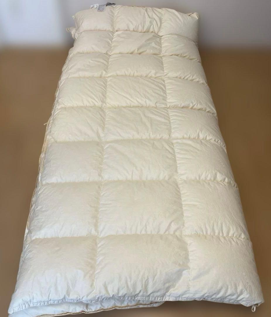 羽毛布団 キングロング ホワイトグース 95% 冬用 日本製