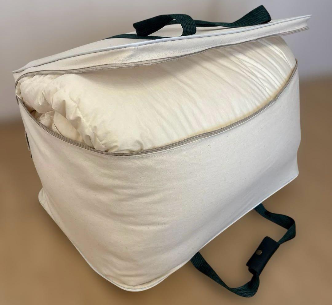 羽毛布団 キングロング ホワイトグース 95% 冬用 日本製