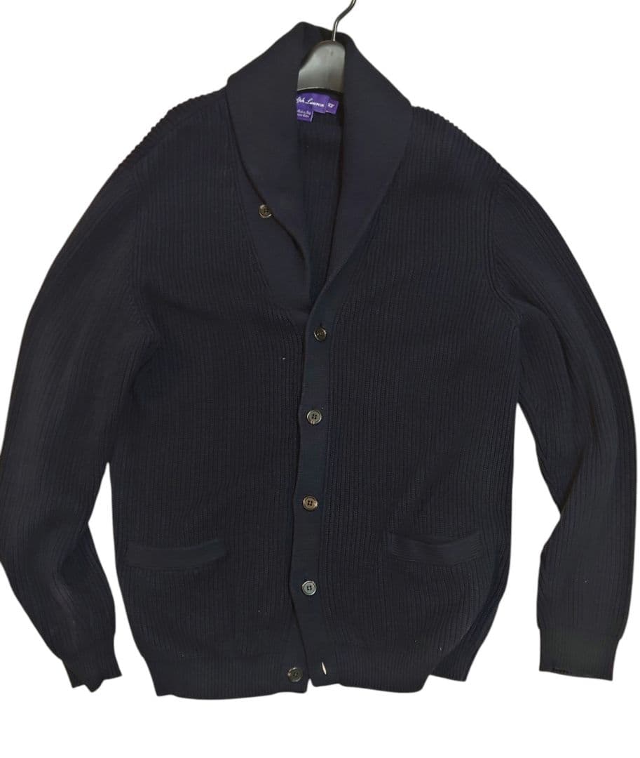 Ralph Lauren パープルレーベル　ショールカラー カーディガン