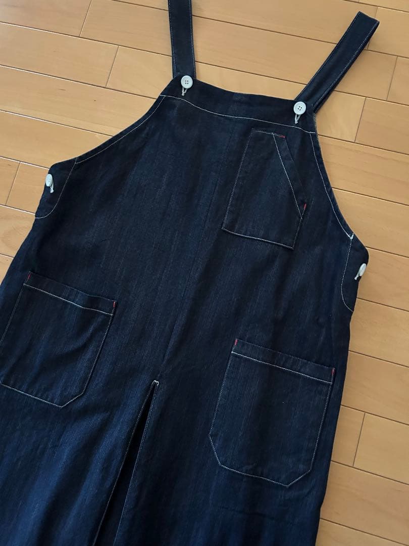 Bluetrick ライトオンスサロペットスカートデニム（Ｍサイズ）岡山