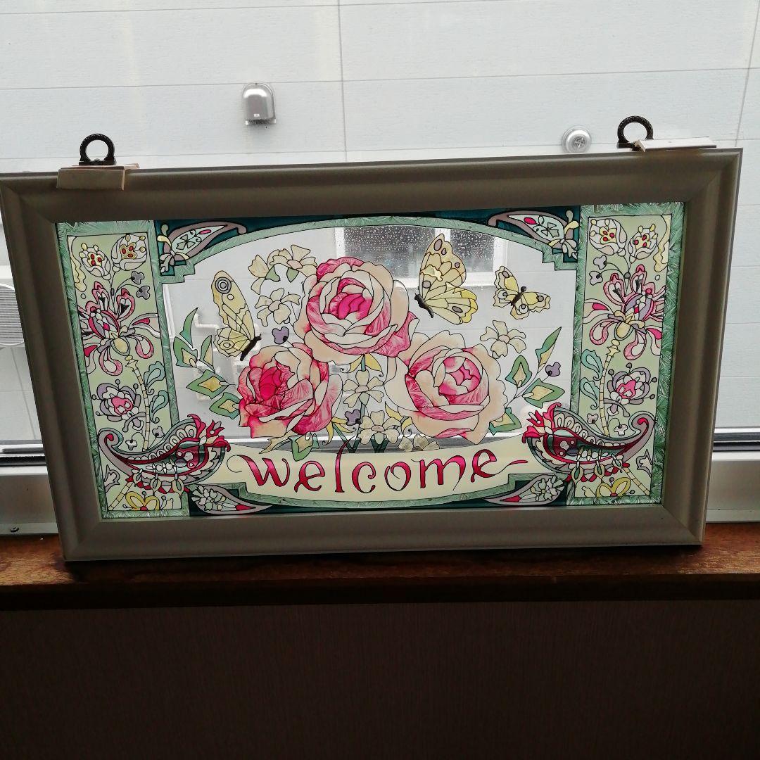 ステンドグラス　　薔薇が素敵です！