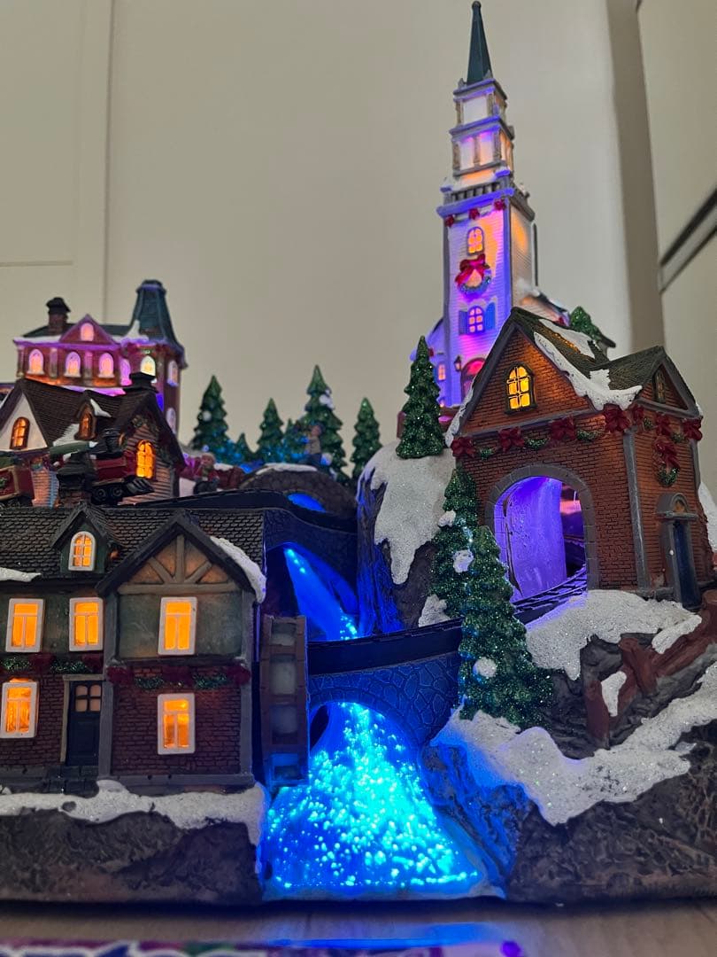 クリスマス飾り　ライト・音楽付き