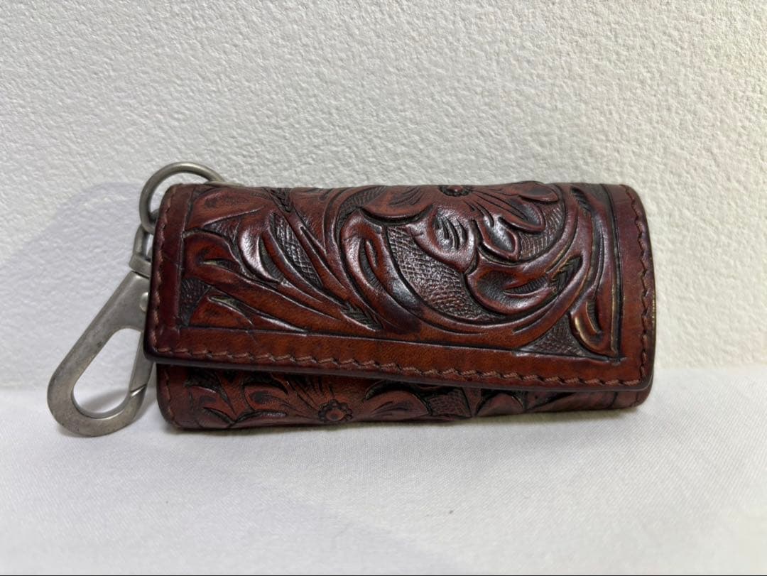 ALZUNI 長財布 バイカーズウォレット ブラウン メンズ アルズニ 中古