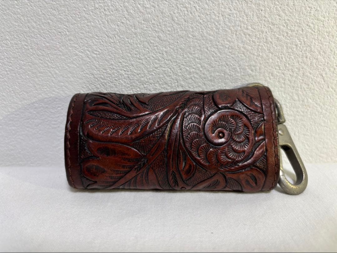 ALZUNI 長財布 バイカーズウォレット ブラウン メンズ アルズニ 中古