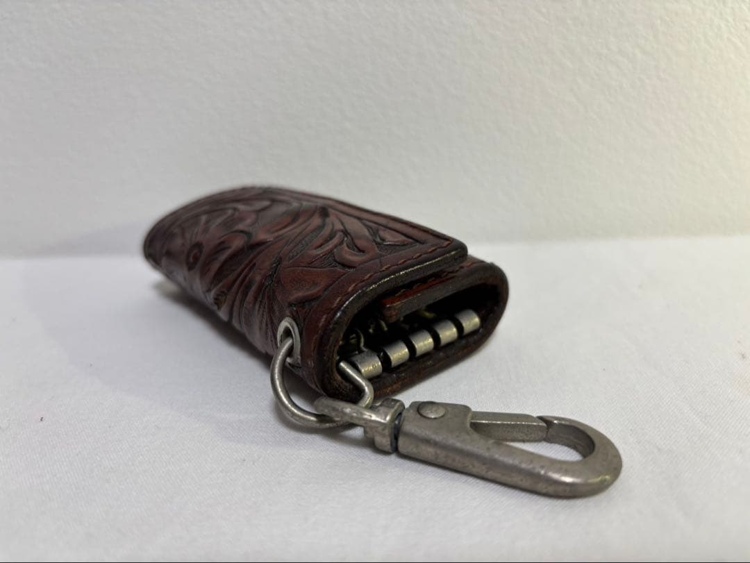 ALZUNI 長財布 バイカーズウォレット ブラウン メンズ アルズニ 中古