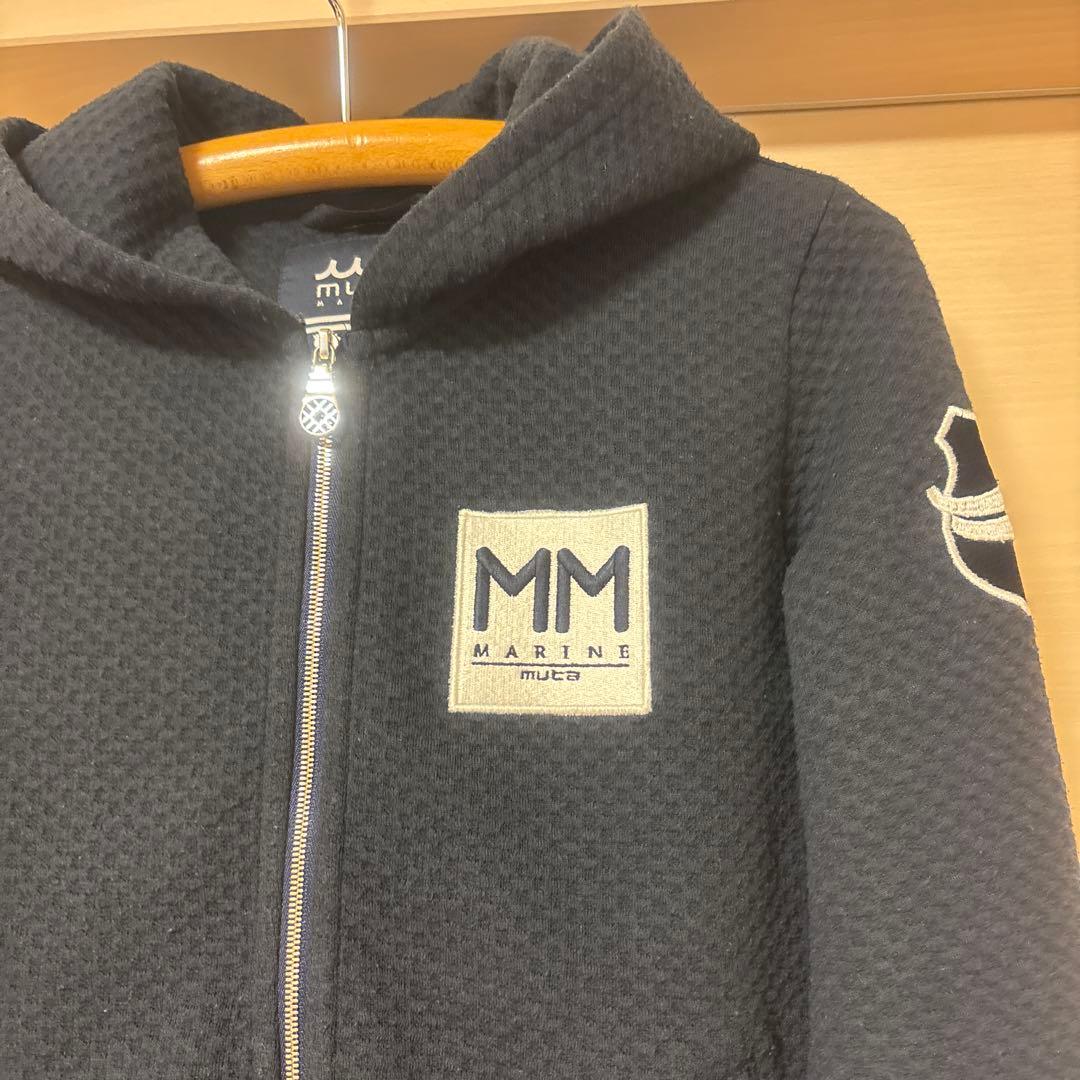 MM MARINE フード付きセーター ネイビー