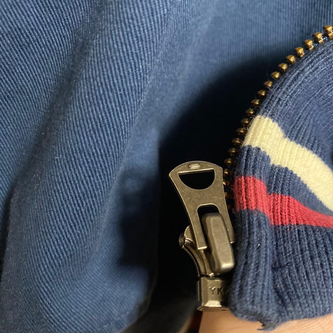 ヒステリックグラマーネイビー LARGE スタジャン（ブルゾン）