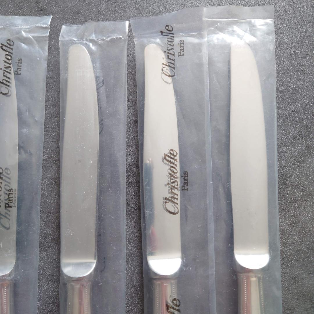 クリストフル パール デザートナイフ 未開封 6点
