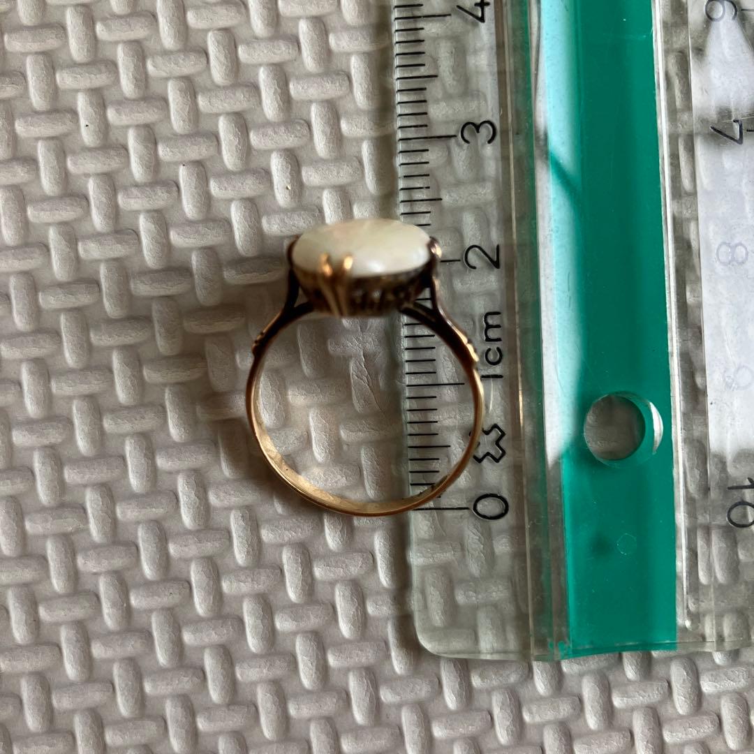 昭和レトロ　ヴィンテージ　アンティーク　指輪　リング　K18 ファッションリング