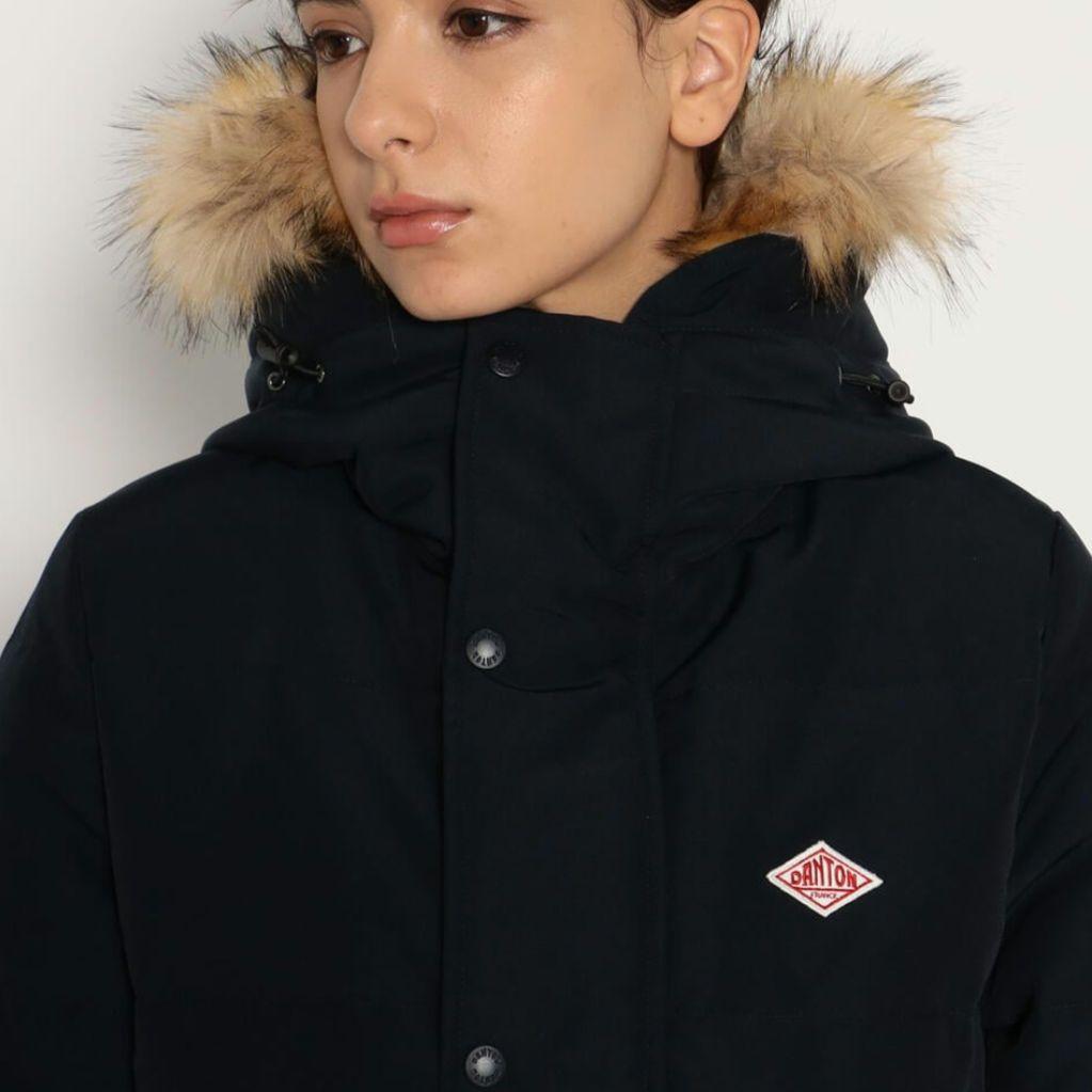 ダントン DANTON ロングコート ロングダウン ブラック