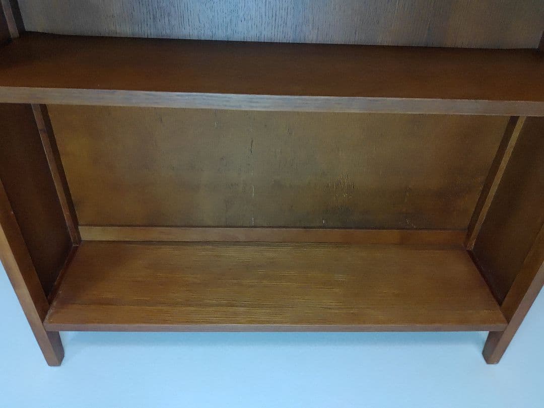 木製ブックシェルフ 3段 hommage ブックシェルフ ウッドシェルフ