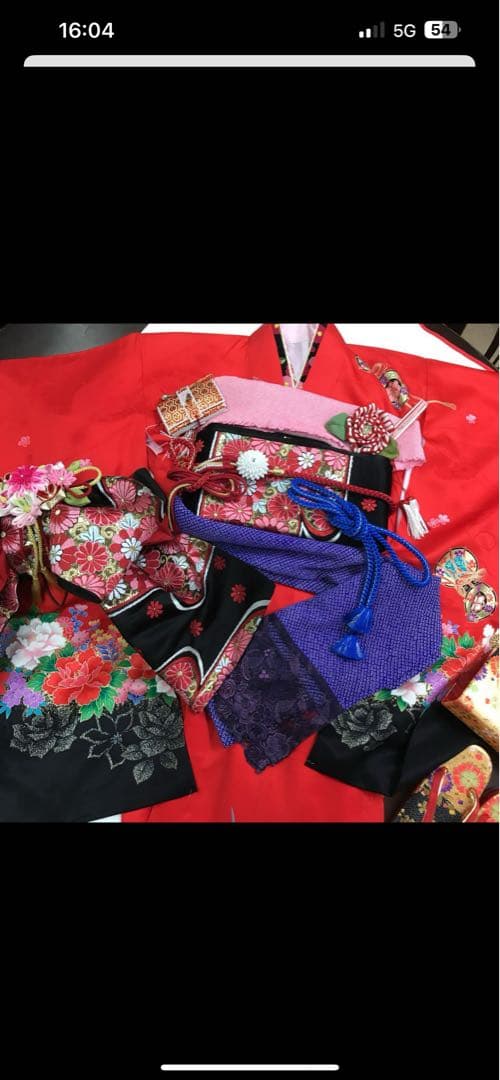 七五三用華やか衣装セット