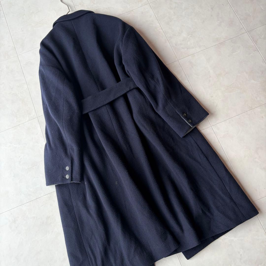 北欧 暮らしの道具店 3WAY 襟のかろやかチェスターコート 濃紺 ネイビー F