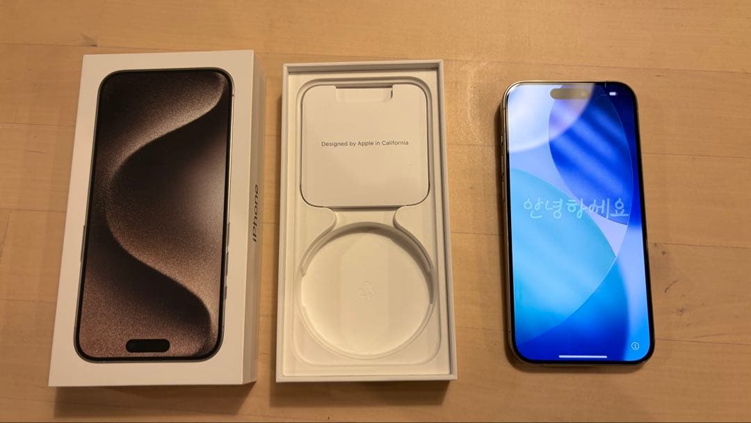 【専用】iPhone 15 Pro 128GB ナチュラルチタニウム 傷あり