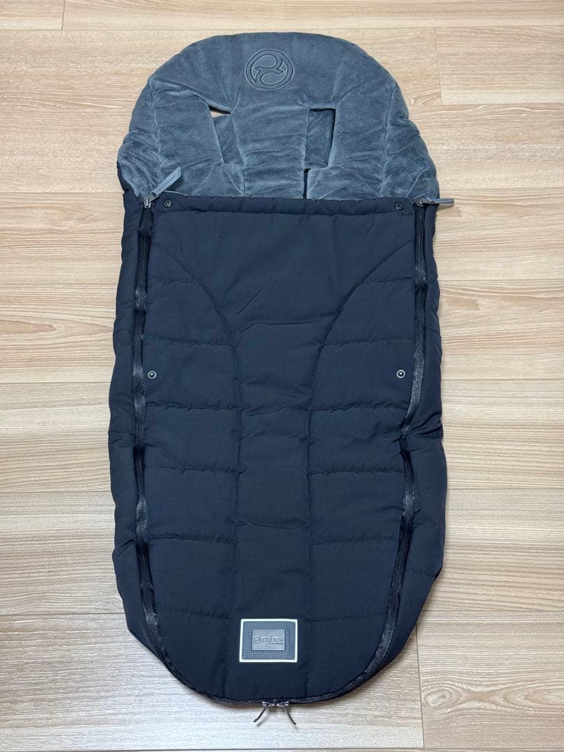 【美品】Cybex Mios フットマフ セット ブラック ローズゴールド
