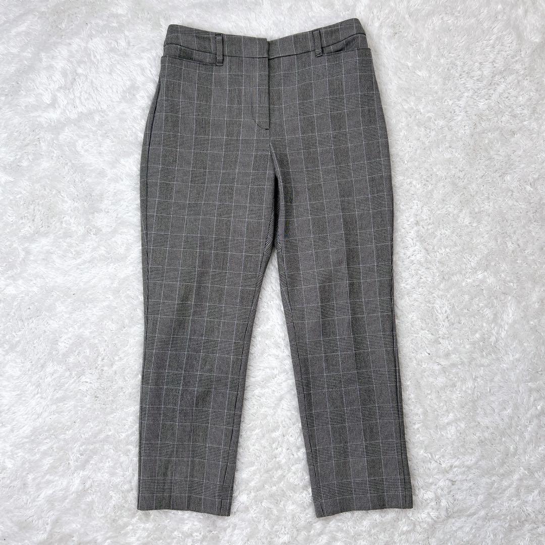 ✨美品✨ プラステ ストレッチ ウォッシャブル ノーカラー チェック スーツ