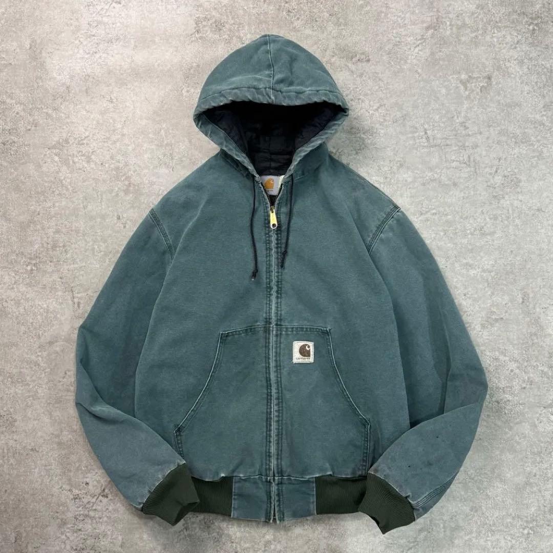 USA製■carhartt カーハート【M】アクティブジャケット ダックパーカー