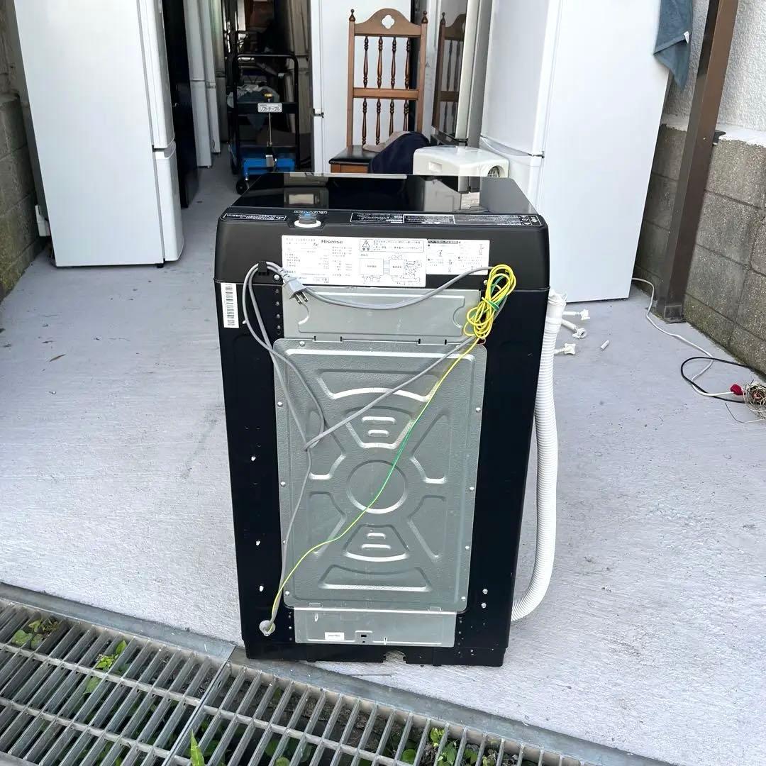 Hisense 2021年冷蔵庫・洗濯機セット　分解洗浄済み