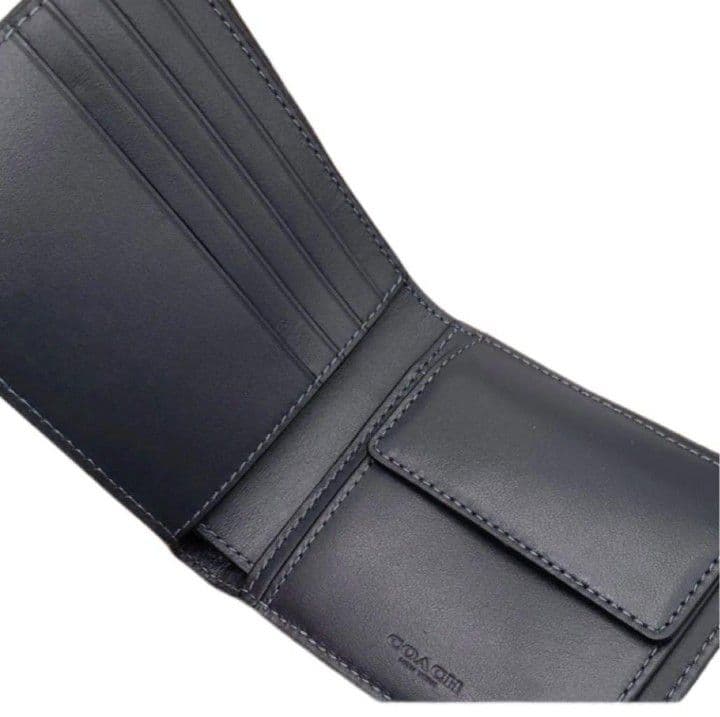 COACH　折り財布　メンズ　新品　クロコダイル