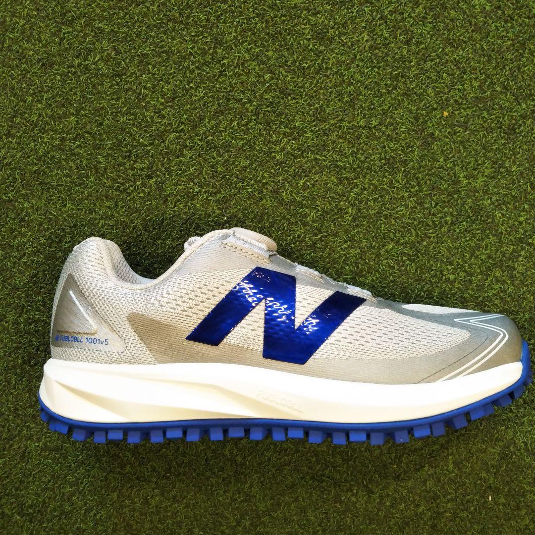 新品　ニューバランス　UGS1001H　ゴルフシューズ　グレー/ブルー　23cm