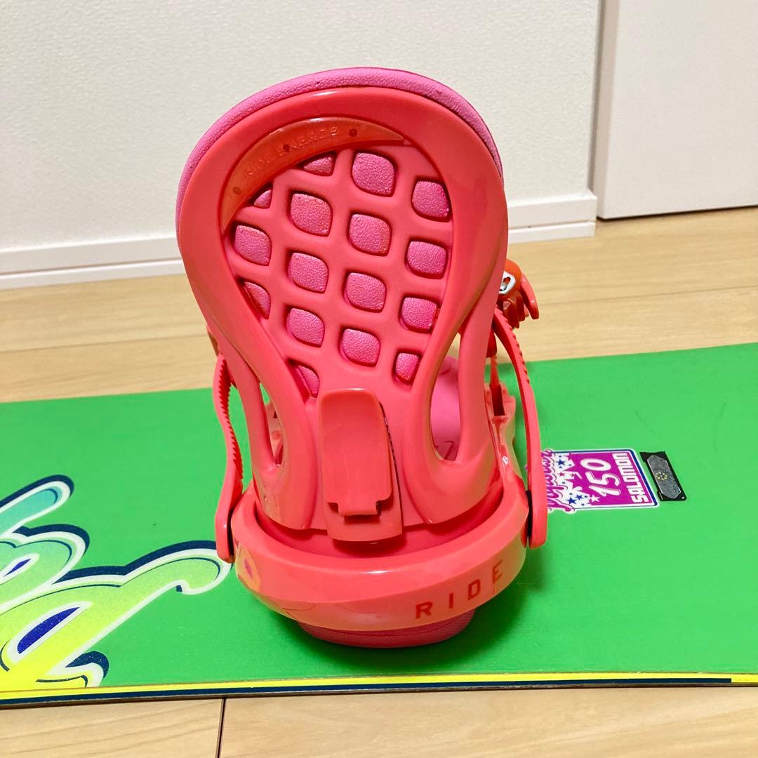 SALOMON スノーボードセット150cm ビンディング付 初中級 2点セット