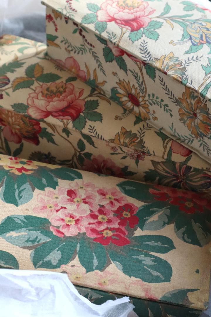 1910年代フランスのアンティークボックス　紫陽花