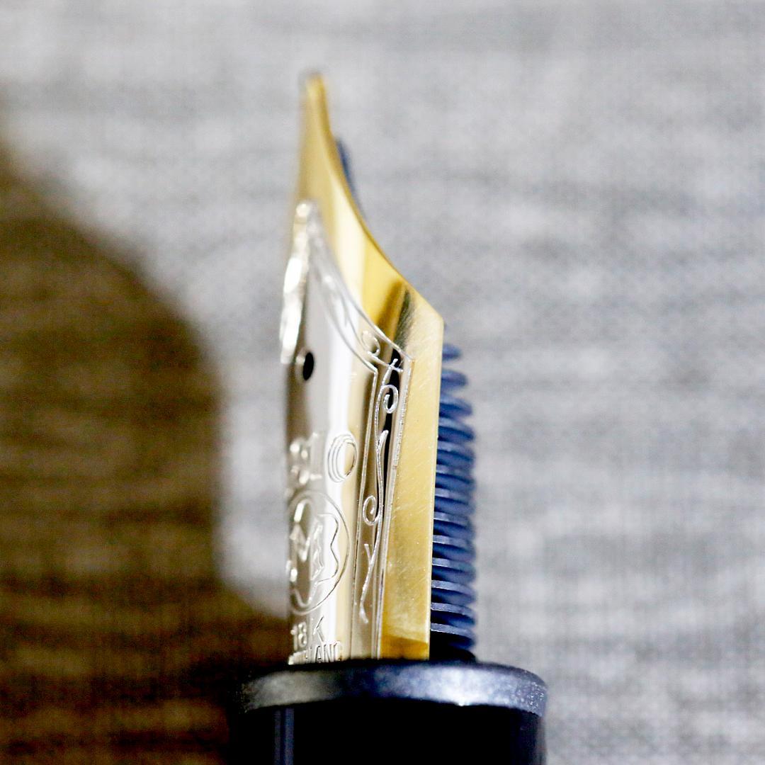 【美品】モンブラン 万年筆 １４６８ ソリテール スターリングシルバー ９２５