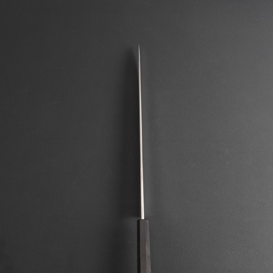 9801 柳刃包丁 尺一 刃は究極の切れ味 刺身包丁 和包丁 黒檀黒水牛角八角柄