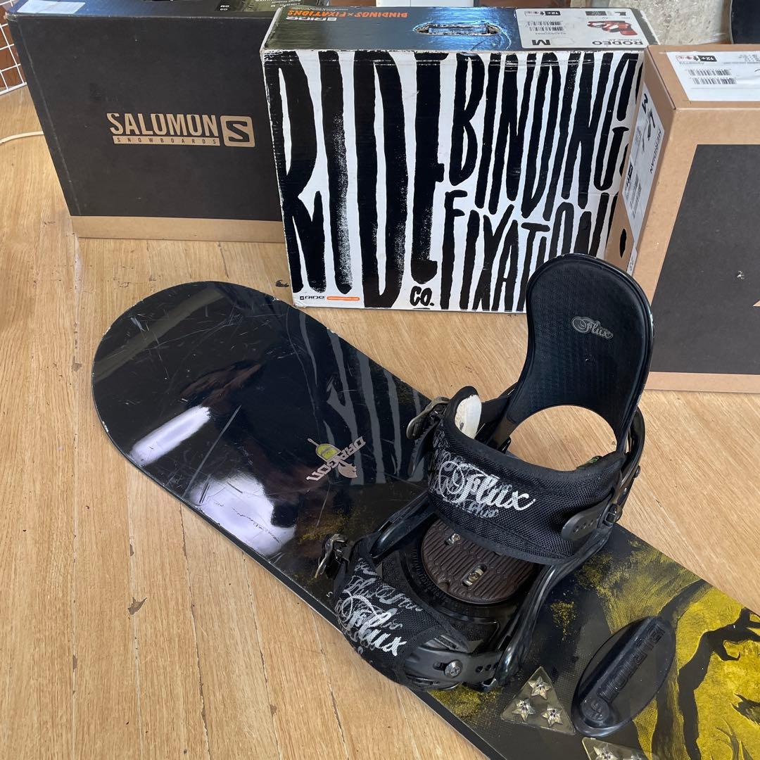 BURTON　バートン最高峰スノーボードセット　最上位ウッドコアドラゴンフライ