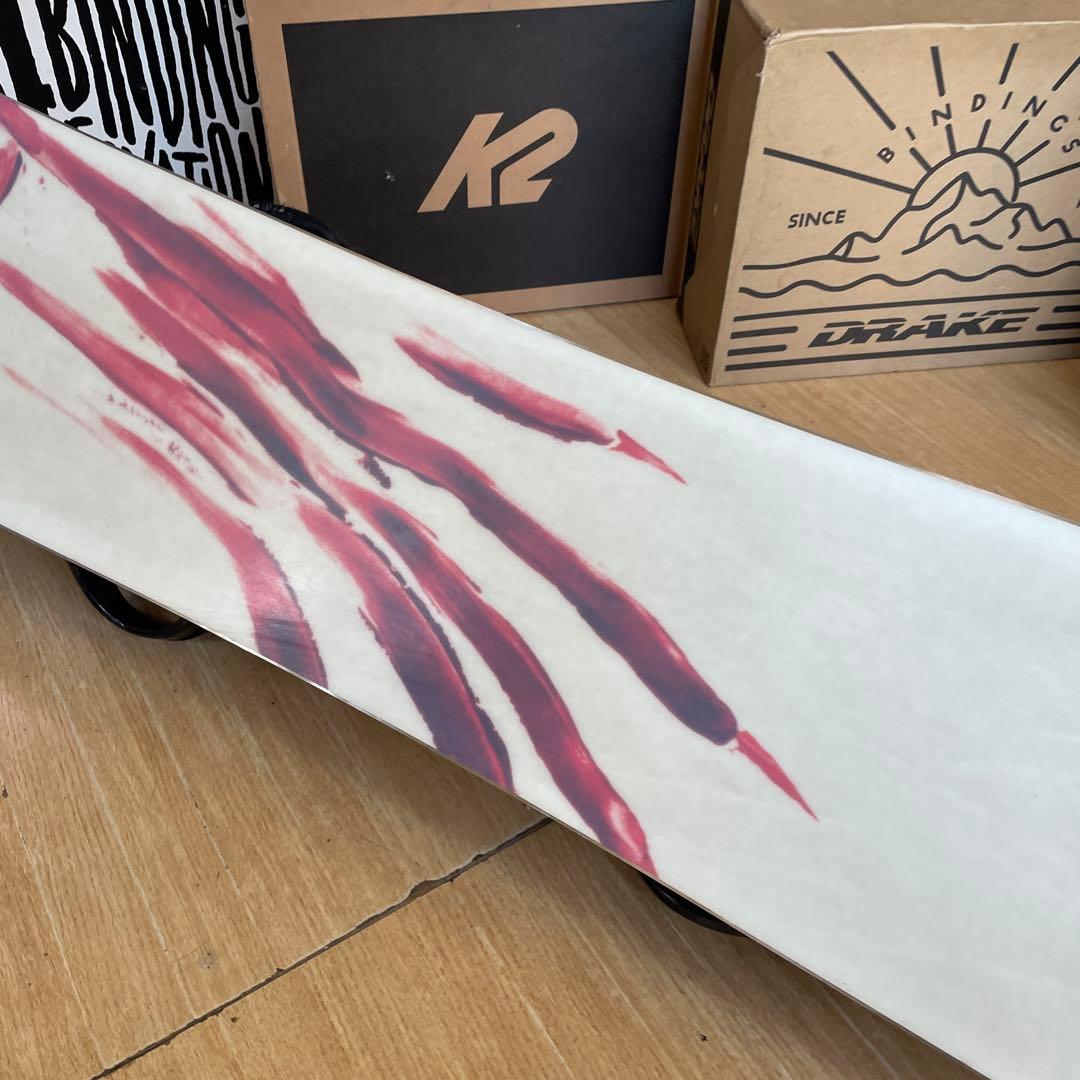 BURTON　バートン最高峰スノーボードセット　最上位ウッドコアドラゴンフライ