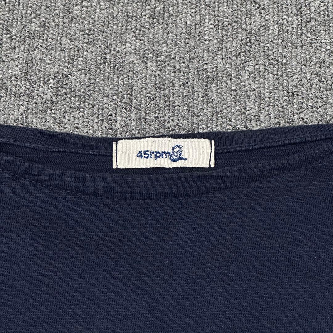 45rpm インディゴ バスクシャツ カットソー ロンT