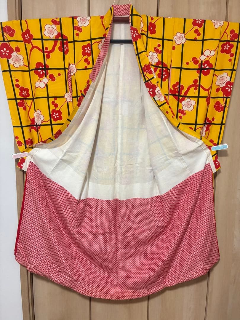 町娘風　七五三 7歳 女の子 着物セット レトロ