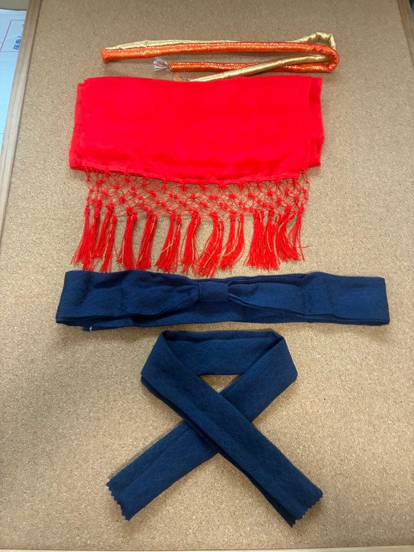 町娘風　七五三 7歳 女の子 着物セット レトロ