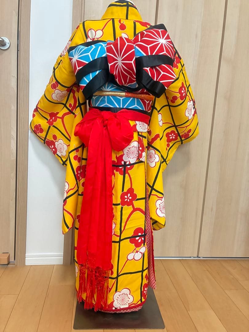 町娘風　七五三 7歳 女の子 着物セット レトロ