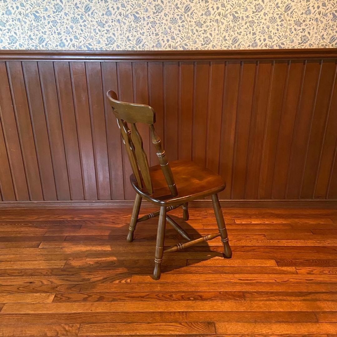 ウィンザーチェア　美品　天然木　ダイニングチェア　椅子