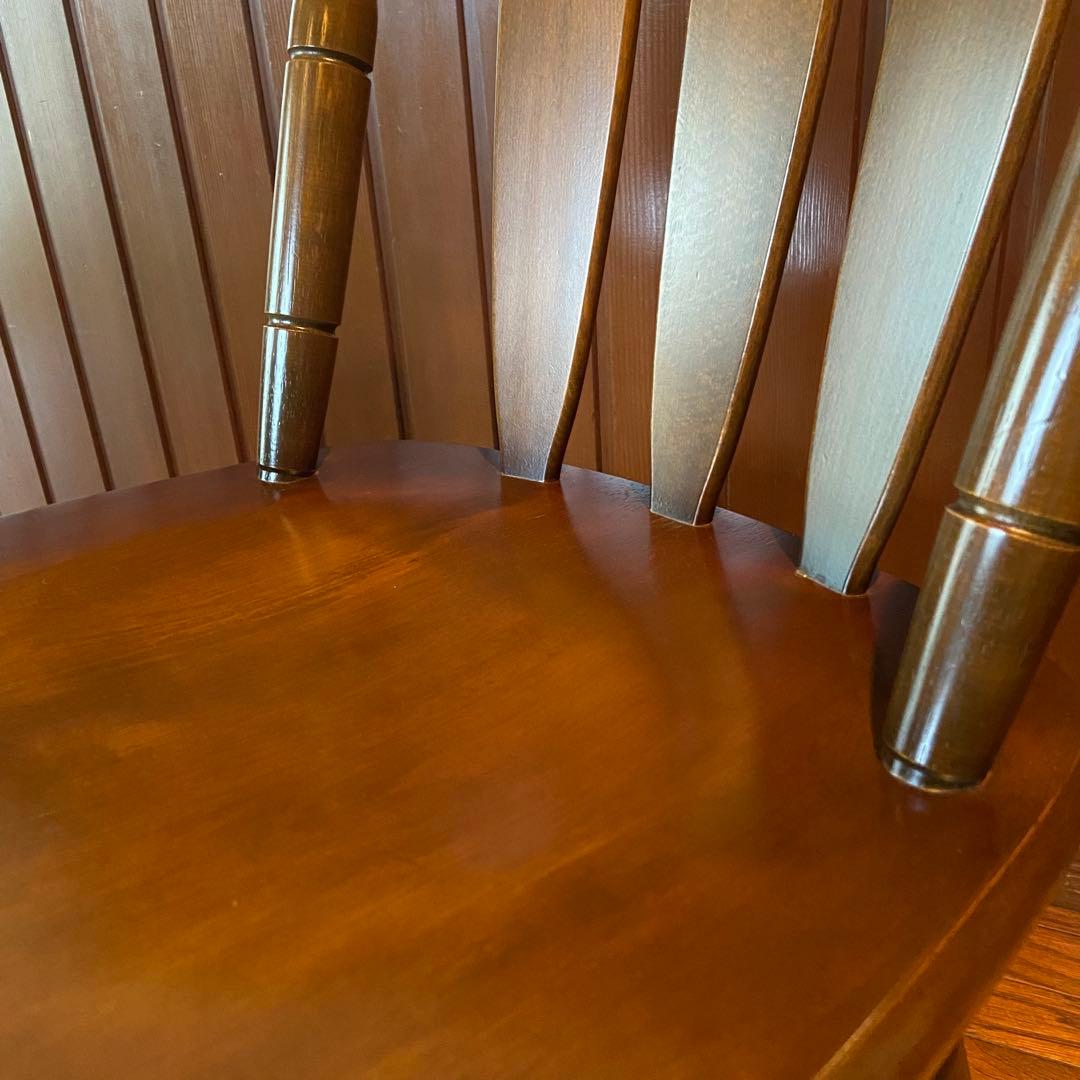 ウィンザーチェア　美品　天然木　ダイニングチェア　椅子