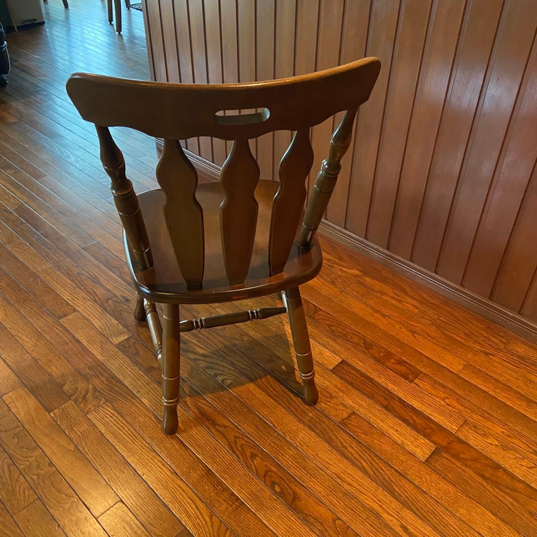 ウィンザーチェア　美品　天然木　ダイニングチェア　椅子