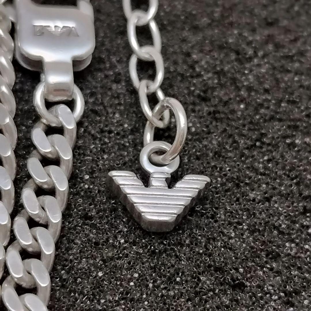 エンポリオ アルマーニ 喜平 ネックレス SV925 EA 50cm シルバー