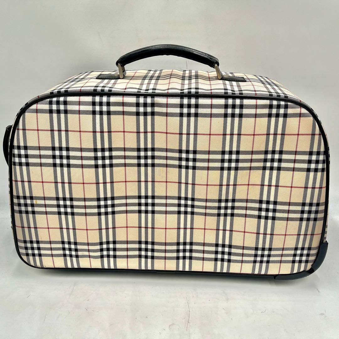 【極美品/希少】バーバリーブルーレーベル キャリーバッグ ノバチェック 旅行 鞄