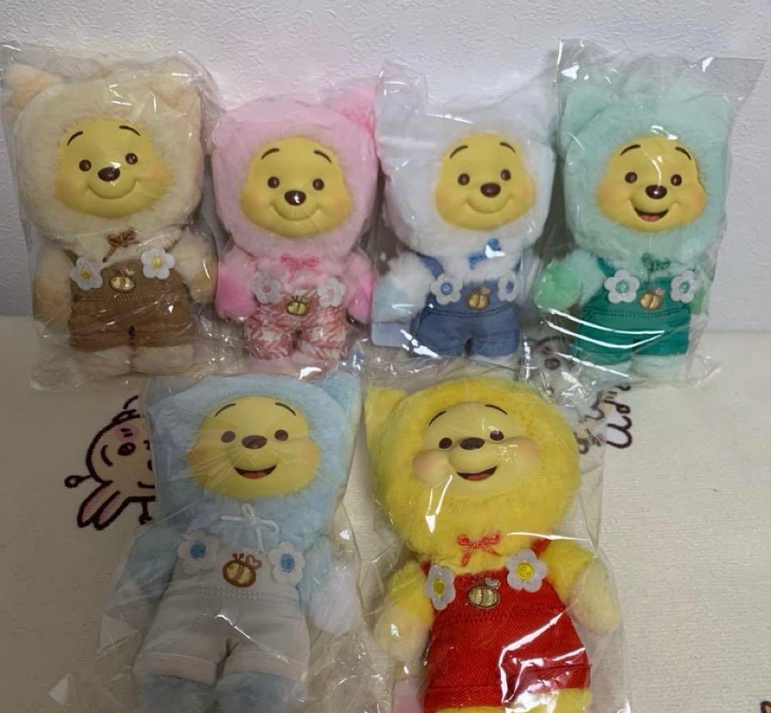 トップトイ くまのプーさん 6点　キャンディーベアシリーズ